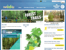 Tablet Screenshot of irishtrails.ie